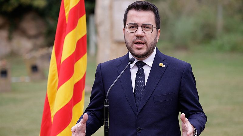 Aragonès pide al Gobierno restituir la figura de Companys