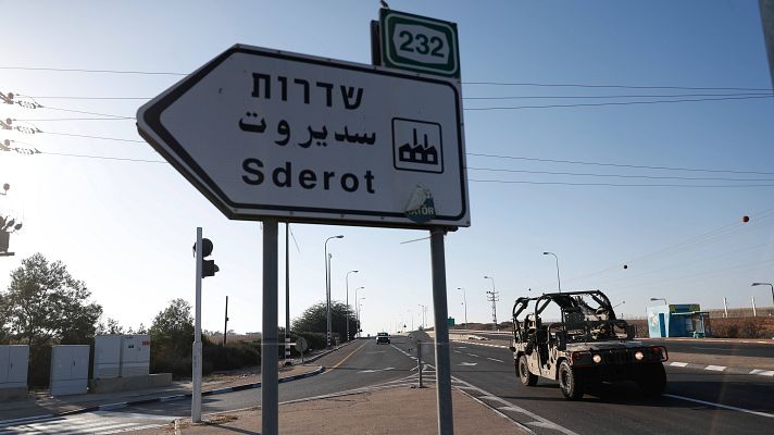 Telediario Fin de Semana - Sderot, la ciudad antasma en la frontera con Gaza con un búnker cada 50 metros