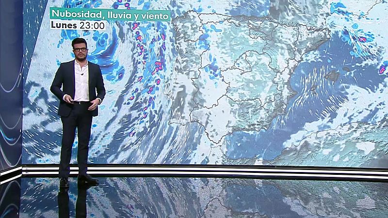 Algunos intervalos de viento fuerte en el Cantábrico occidental. Temperaturas significativamente altas en Canarias - ver ahora