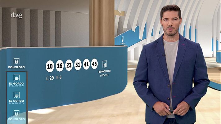 Loterías - Sorteo de la Bonoloto y El Gordo de la Primitiva del 15/10/2023