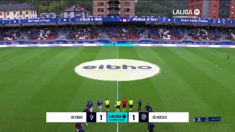 Eibar - Huesca: resumen del partido, 11ª jornada. Ver en RTVE Play