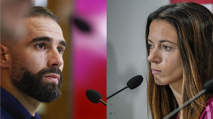 Telediario 1 - Carvajal reacciona a las declaraciones de Aitana Bonmatí