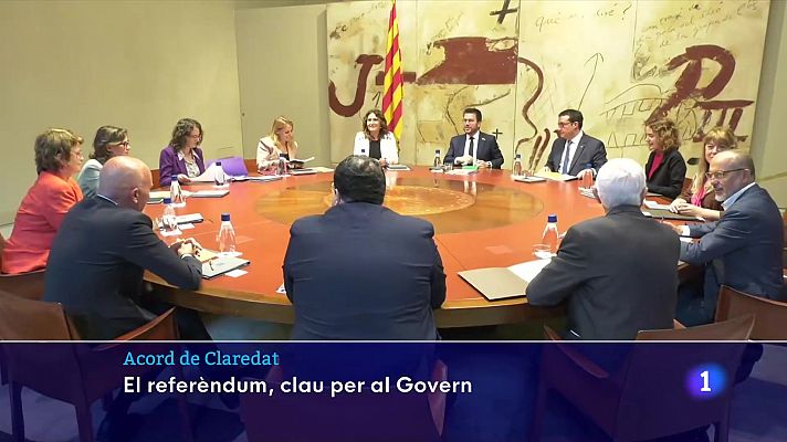 L'Informatiu - El Govern aposta per un referèndum pactat