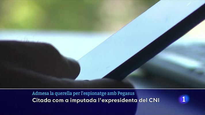 L'Informatiu - Citen l'exdirectora del CNI per l'espionatge a Pere Aragonès