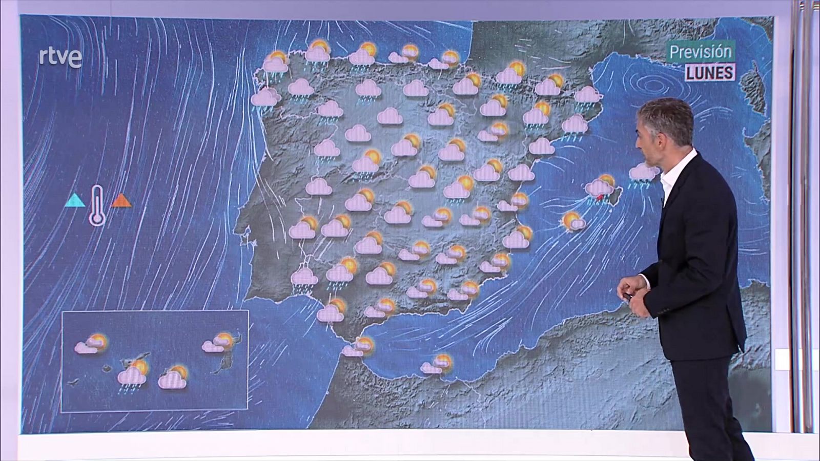 Probabilidad de chubascos localmente fuertes en litorales de Cataluña - ver ahora