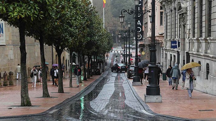 Lluvias persistentes y localmente fuertes para hoy en el oeste peninsular