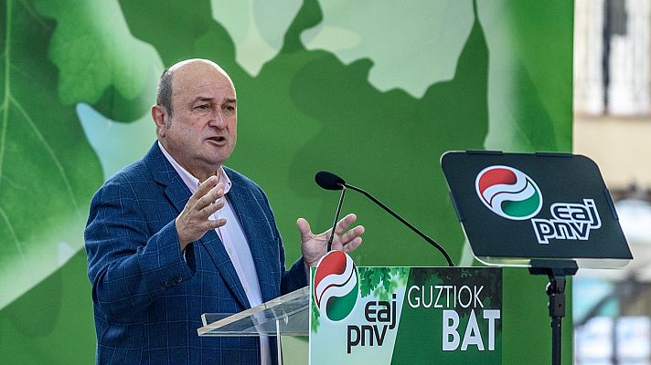 La hora de La 1 - Ortuzar avisa a Sánchez sobre la investidura:  "Hay que activar el traspaso de competencias. [...] Sin eso no hay 'sí' del PNV"