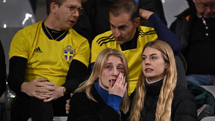 Tristeza en el Bélgica - Suecia suspendido por un atentado
