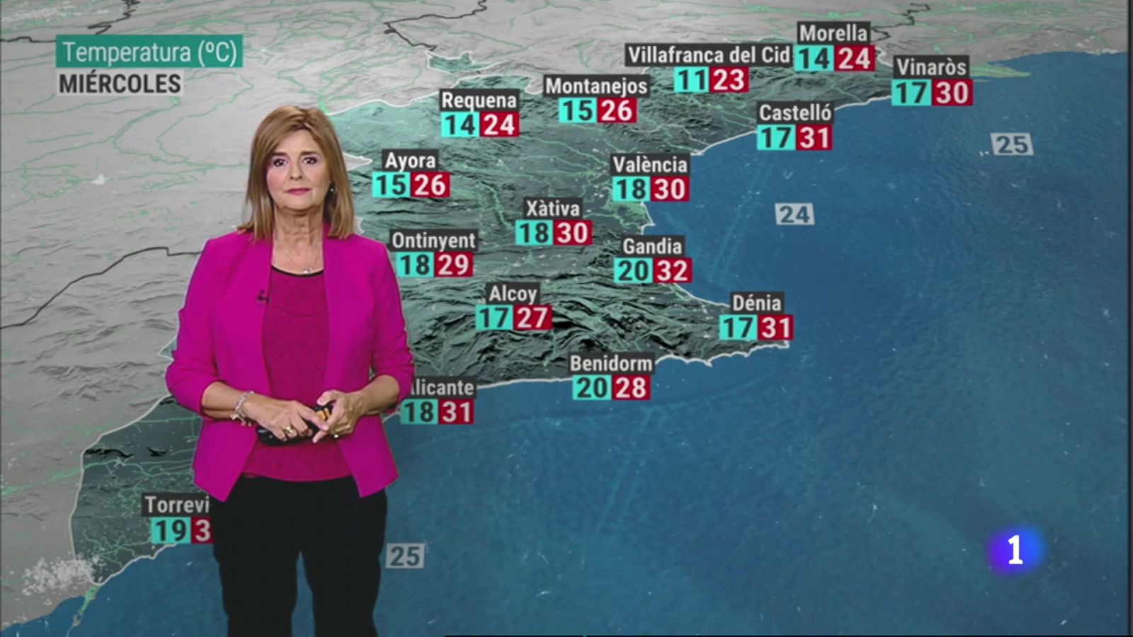 El tiempo en la Comunitat Valenciana 17/10/23