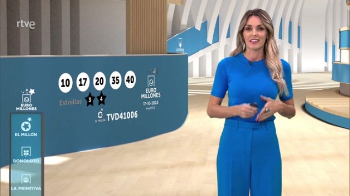 Loterías - Sorteo de la Bonoloto y Euromillones del 17/10/2023