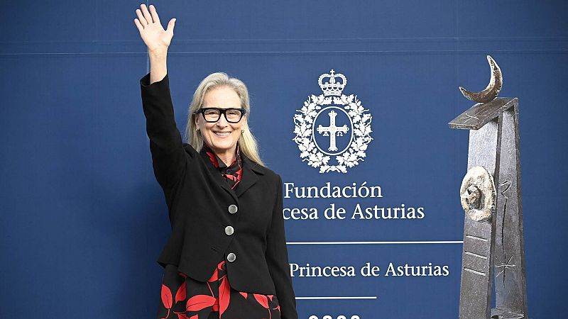 Meryl Streep, la gran protagonista en su llegada a Oviedo para recibir el Premio Princesa de Asturias de las Artes 