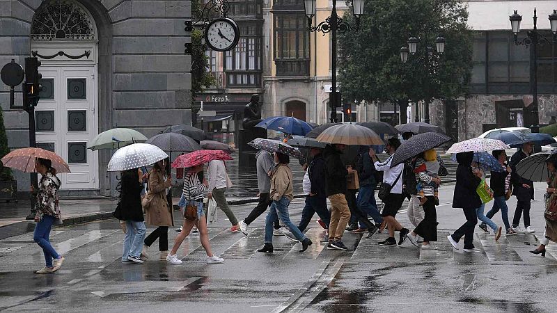 Lluvias y vientos fuertes en amplias zonas de la península con la nueva borrasca Aline