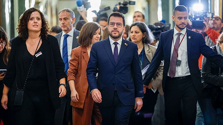 Informativo 24h - Aragonès defiende en el Senado la amnistía como "punto de partida" para el "camino de la independencia" de Cataluña