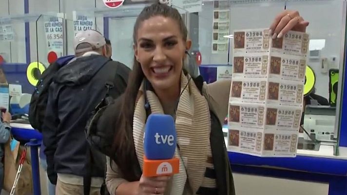 Lotería pasada por agua en el programa 'Mañaneros'