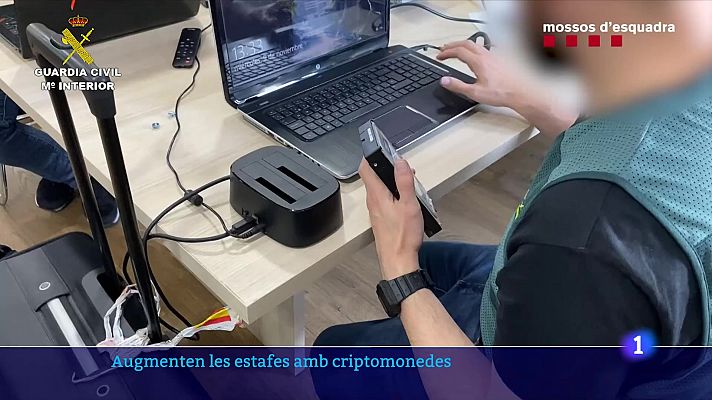 L'Informatiu - Es disparen un 30% les estafes amb criptomonedes
