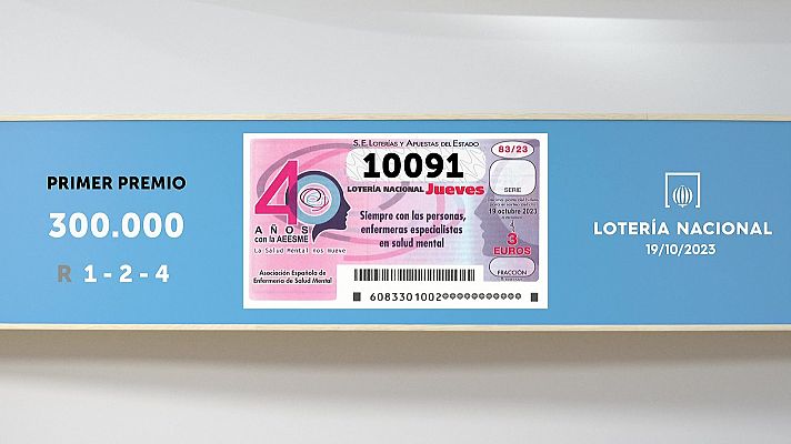 SELAE - Sorteo de la Lotería Nacional del 19/10/2023