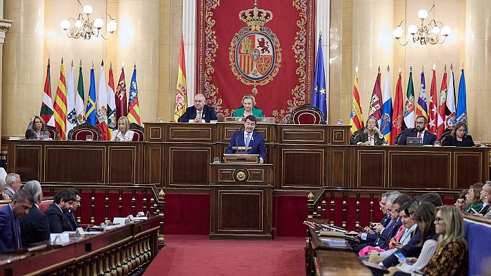 Telediario 2 - El PP carga en el Senado contra la "indignidad" de la amnistía: "Si triunfa, pronto no habrá españoles"