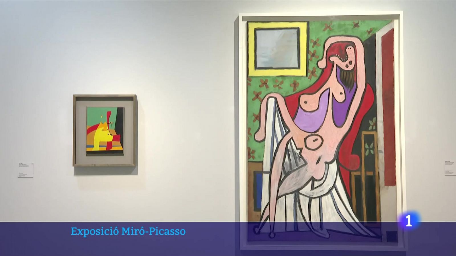 Ens endinsem en l'exposició 'Miró-Picasso'