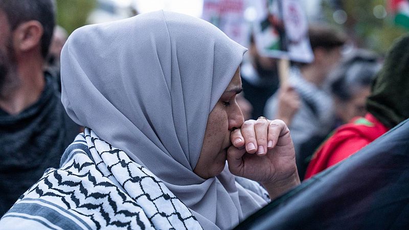 Palestinos que viven en España: "Mi alma está en Gaza, con mi familia"