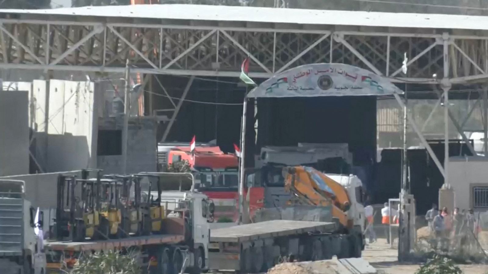 Abre el paso de Ráfah para la entrada de ayuda humanitaria a Gaza