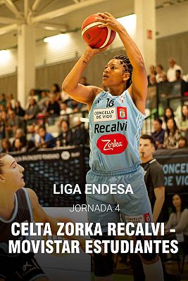 Baloncesto en RTVE - Liga femenina Endesa, 4ª: Celta Zorka Recalvi - Estudiantes