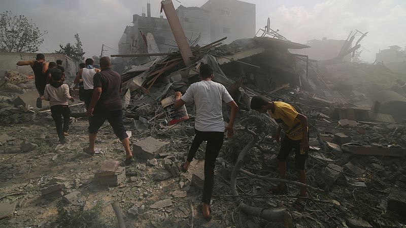 Intesos y continuos bombardeos israelíes en Gaza durante todo el día
