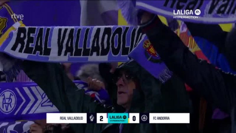 Valladolid - Andorra: resumen del partido de la 12ª jornada | Segunda - ver ahora