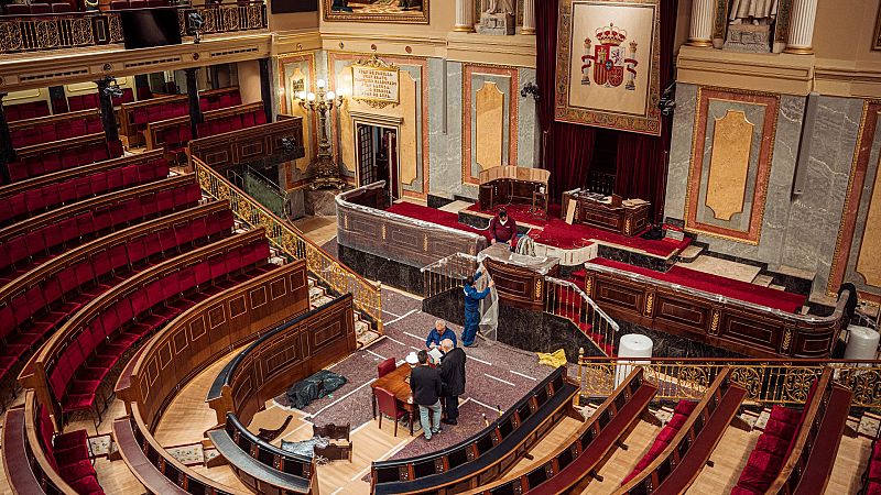 El Congreso se engalana para celebrar la jura de la Constitución de la princesa Leonor 