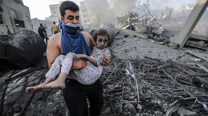 Telediario 2 - Los bombardeos israelíes no cesan y han provocado ya más de 6.500 muertes