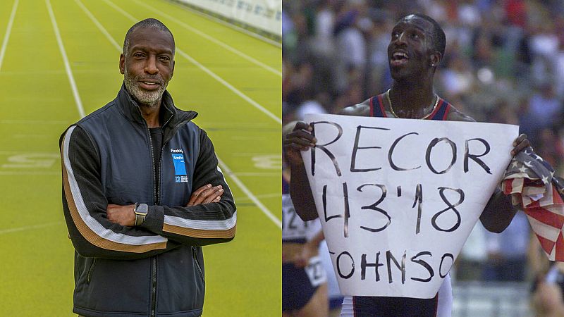 Michael Johnson rememora su xito en Sevilla 1999: "Romper el rcord al final de mi carrera fue fantstico" -- Ver ahora en RTVE Play