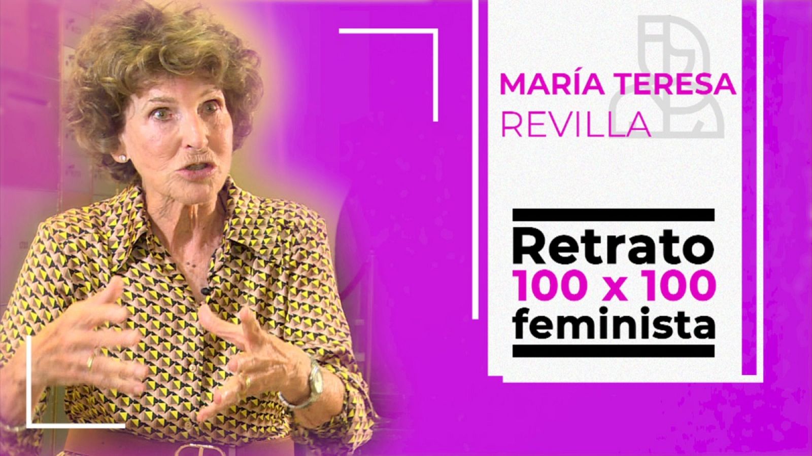 Retrato 100x100 feminista: María Teresa Revilla