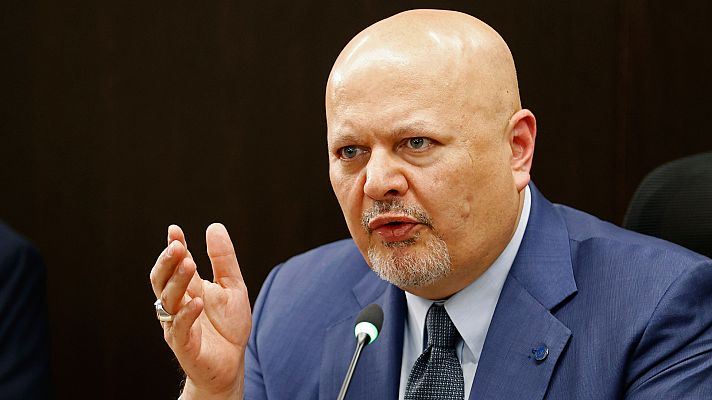 Telediario 2 - Karim Khan, fiscal del TPI: "Existen principios de justicia de no atacar a civiles, de proteger a los vulnerables"