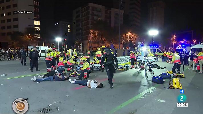 L'Informatiu - L'estació de Sants viu el simulacre d'atac terrorista més gran fet a Catalunya