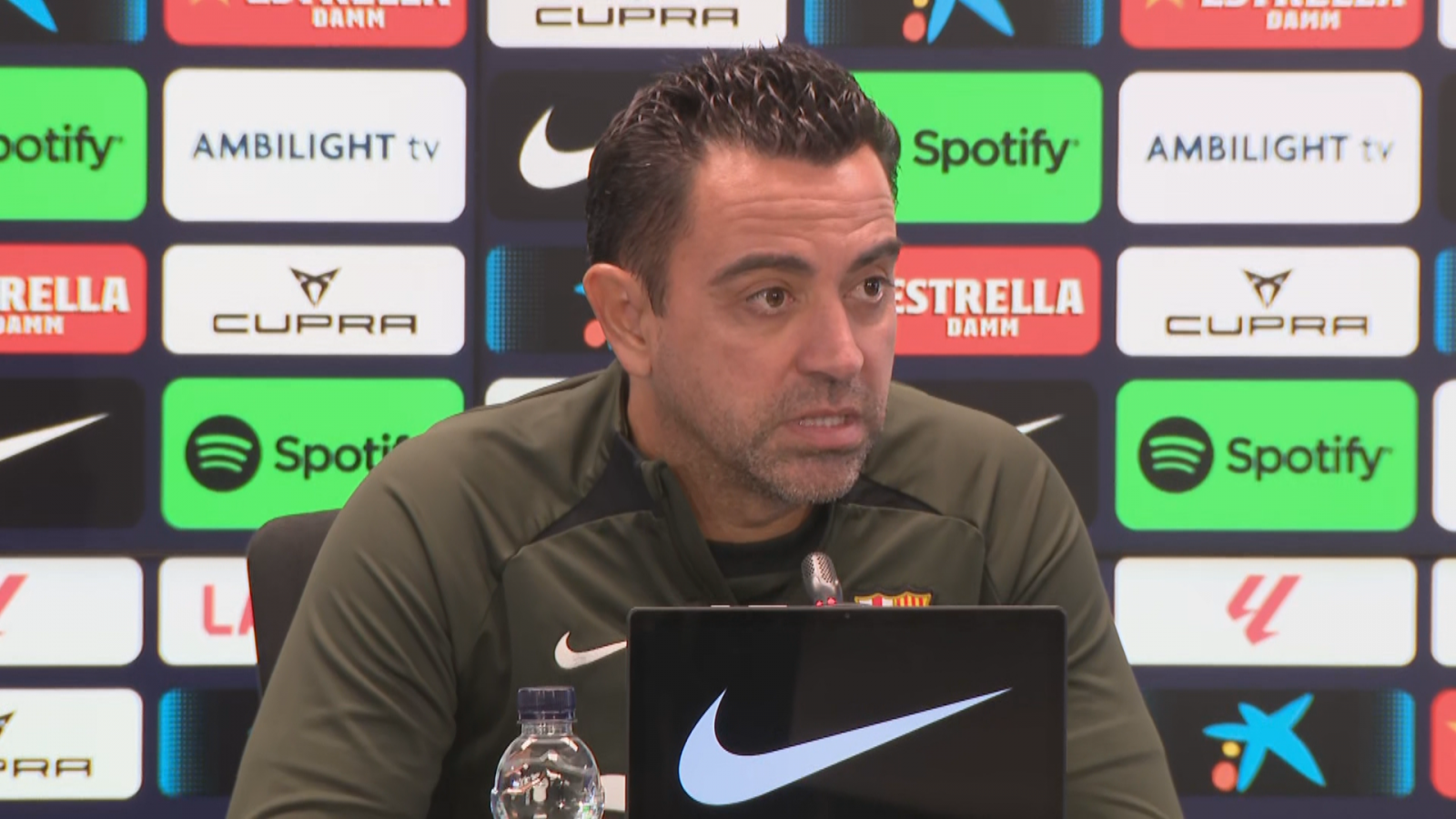 Xavi, sobre Gil Manzano: "Cuanto menos se hable del árbitro mejor"