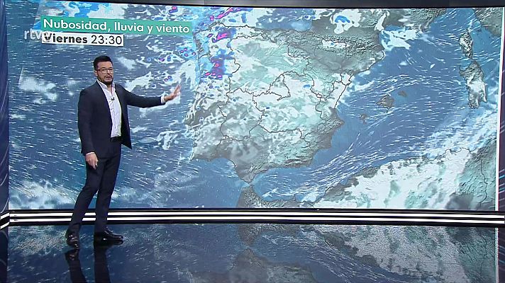 El tiempo - Precipitaciones localmente fuertes o persistentes en Galicia