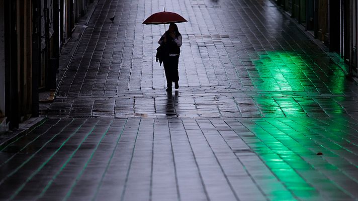 El tiempo - Precipitaciones en amplias zonas de la península y viento intenso en Galicia y Asturias