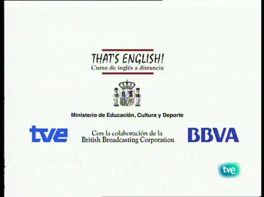 That's English - Módulo 2 - Unidad 6 - Programa 1
