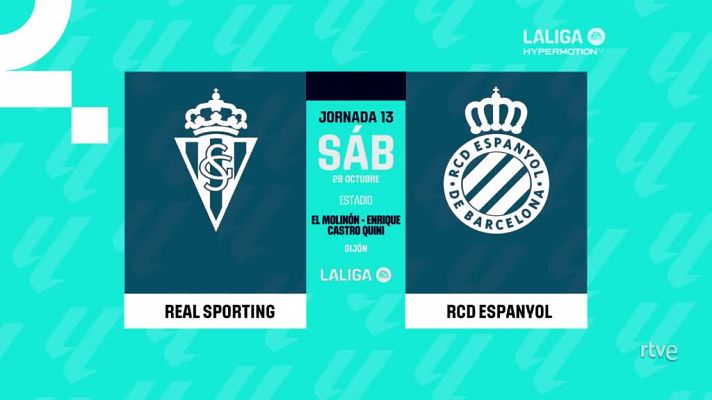 Resúmenes de LaLiga - Sporting - Espanyol: resumen del partido de la 13ª jornada | Segunda