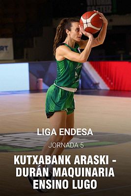Baloncesto en RTVE - Liga femenina Endesa 5ª: Kutxabank - Durán Maquinaria