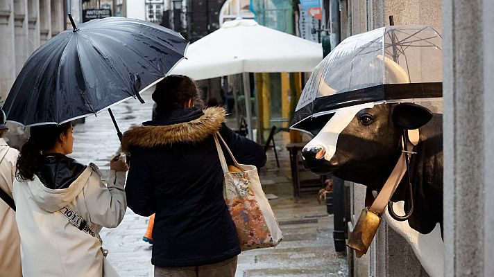 El tiempo - Un frente afecta a la mitad noroeste peninsular y deja nubosidad y lluvias