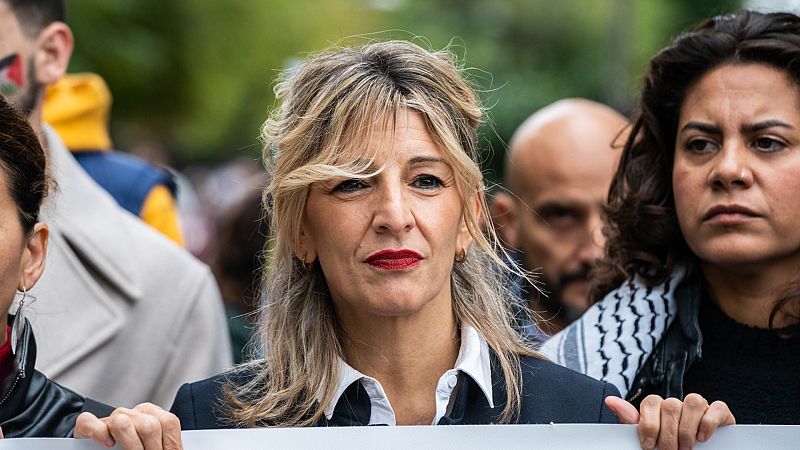 Yolanda Díaz acusa a Israel de cometer "crímenes de guerra" en Gaza