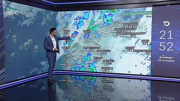 Viento fuerte o con intervalos de viento fuerte en litorales del noroeste y Ampurdán. Rachas muy fuertes en zonas de montaña del extremo norte