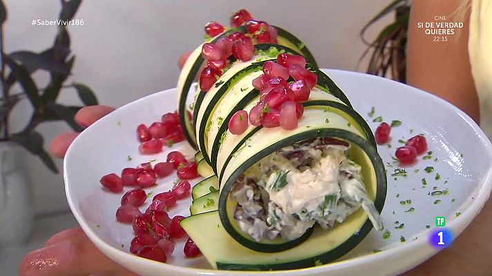 Saber vivir - Receta de canelones de calabacín