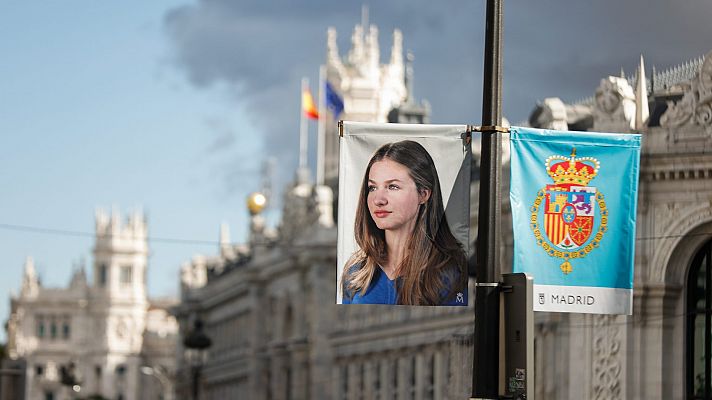 Madrid se engalana para la jura de la Constitución