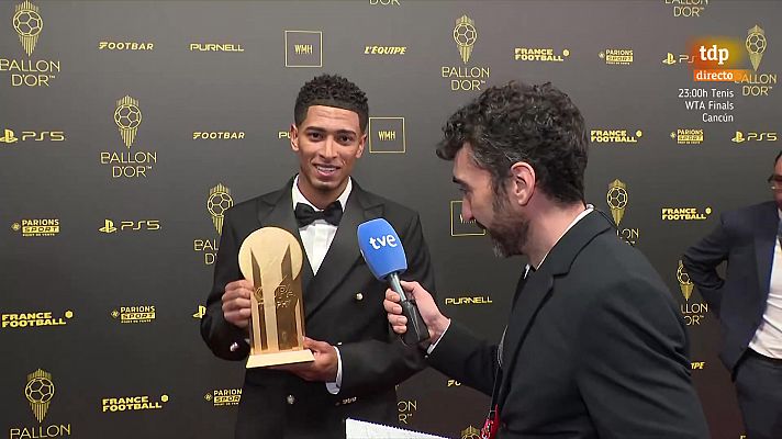 Estudio Estadio - Entrevista a Jude Bellingham tras ganar el premio Kopa