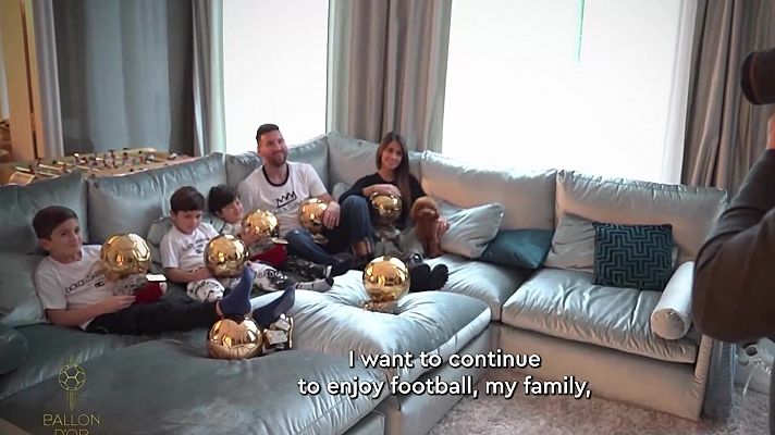 El vídeo especial con el que la gala del Balón de Oro recordó toda la trayectoria de Messi