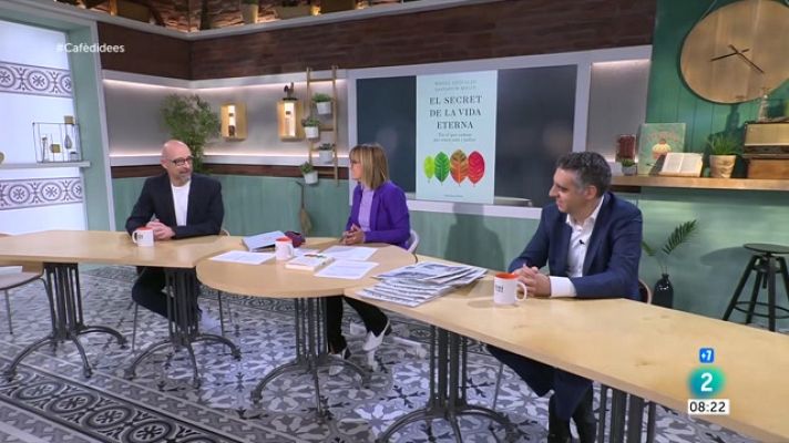 Cafè d'idees - Cafè d'idees - Salvador Macip i Manel Esteller presenten el llibre 'El secret de la vida eterna'