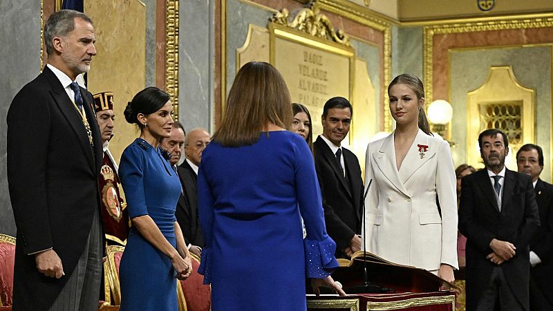 La princesa Leonor jura la Constituci�n en el Congreso de los Diputados