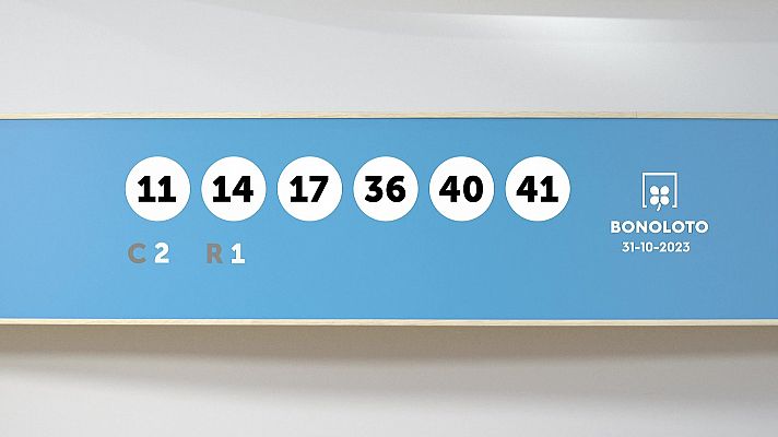 SELAE - Sorteo de la Lotería Bonoloto y Euromillones del 31/10/2023
