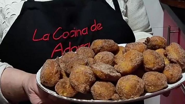 Receta para hacer unos buñuelos de naranja